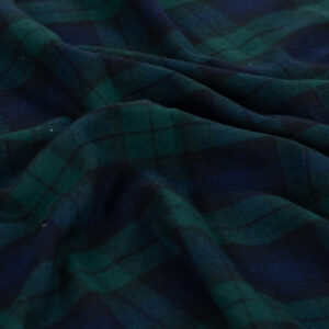 Leichtes Flanell-Karo in Navy